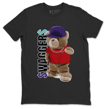 Load image into Gallery viewer, Bear Swaggers T-Shirt - Air Jordan 5 Top 3 - air-jordan-5-top-3-match-t-shirt-bear-swaggers-black-tee-2