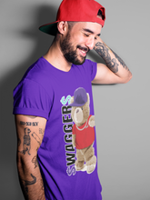 Load image into Gallery viewer, Bear Swaggers T-Shirt - Air Jordan 5 Top 3 - air-jordan-5-top-3-match-t-shirt-bear-swaggers-purple-tee-3