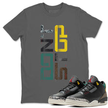 Load image into Gallery viewer, Don't Stop T-Shirt - Air Jordan 3 Animal Instinct 2.0 - air-jordan-retro-3-animal-instinct-sneaker-matching-t-shirt-dont-stop-cool-grey-tee