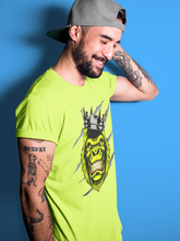 Load image into Gallery viewer, Ferocious Gorilla Safety Green T-Shirt - Air Jordan 4 '95 Neon - aj4-ferocious-gorilla-safety-green-t-shirt-air_jordan_4-95-neon-shoe-match-tee-sneaker-release-tees-3
