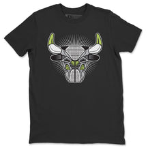 Load image into Gallery viewer, Bull Head Black T-Shirt - Air Jordan 4 '95 Neon - aj4_bull_head-black-t-shirt-air_jordan_4-aj4_95_neon-shoe-match-tee-sneaker-release-tees-2