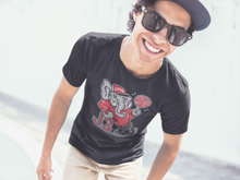 Load image into Gallery viewer, AJ3 Elephant Black T-Shirt - Air Jordan 3 Black Cement - black-cement-air-jordan-3-sneaker-release-tees-aj-3-elephant-tee-black-3