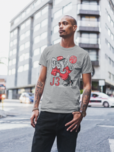 Load image into Gallery viewer, AJ3 Elephant Heather Grey T-Shirt - Air Jordan 3 Black Cement - black-cement-air-jordan-3-sneaker-release-tees-aj-3-elephant-tee-heather-grey-3