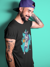 Load image into Gallery viewer, Bull Figure Black T-Shirt - Air Jordan 5 Purple Grape - black-shirt-bull-figure-sneaker-release-tees-air-jordan-5-2