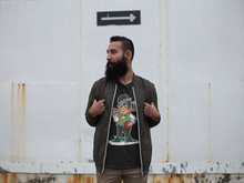 Load image into Gallery viewer, Boston Lumberjack Black T-Shirt - Air Jordan 1 Pine Green - boston_lumberjack-black-t-shirt-air_jordan_1-aj1_pine_green-shoe-match-tee-sneaker-release-tees-3