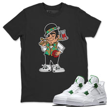 Load image into Gallery viewer, Boston Lumberjack Black T-Shirt - Air Jordan 4 Classic Green - boston_lumberjack-black-t-shirt-air_jordan_4-aj4_classic_green-shoe-match-tee-sneaker-release-tees