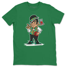 Load image into Gallery viewer, Boston Lumberjack Kelly Green T-Shirt - Air Jordan 1 Pine Green - boston_lumberjack-kelly-green-t-shirt-air_jordan_1-aj1_pine_green-shoe-match-tee-sneaker-release-tees-2
