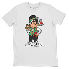 Load image into Gallery viewer, Boston Lumberjack White T-Shirt - Air Jordan 4 Classic Green - boston_lumberjack-white-t-shirt-air_jordan_4-aj4_classic_green-shoe-match-tee-sneaker-release-tees-secondary-image