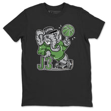 Load image into Gallery viewer, AJ3 Elephant Black T-Shirt - Air Jordan 3 Chlorophyll - chlorophyll-air-jordan-3-sneaker-release-tees-aj-3-elephant-tee-black-2
