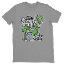 Load image into Gallery viewer, AJ3 Elephant Heather Grey T-Shirt - Air Jordan 3 Chlorophyll - chlorophyll-air-jordan-3-sneaker-release-tees-aj-3-elephant-tee-sports-grey-2