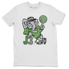 Load image into Gallery viewer, AJ3 Elephant White T-Shirt - Air Jordan 3 Chlorophyll - chlorophyll-air-jordan-3-sneaker-release-tees-aj-3-elephant-tee-white-2