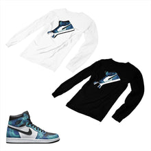 Load image into Gallery viewer, Jordan 1 Tie-Dye Matching Custom Designed Long Sleeve T shirt JD 1-69-11 - jd1-69-L-11