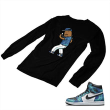 Load image into Gallery viewer, Jordan 1 Tie-Dye Matching Custom Designed Long Sleeve T shirt JD 1-69-1 - jd1-69-L-1b
