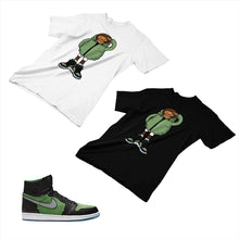 Load image into Gallery viewer, Jordan 1 Black Green Matching Custom Designed T shirt JD 1-70-12 - jd1-70-12