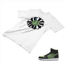 Load image into Gallery viewer, Jordan 1 Black Green Matching Custom Designed T shirt JD 1-70-9 - jd1-70-9a