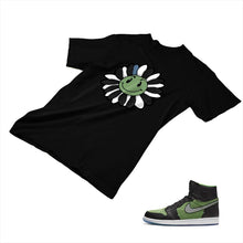Load image into Gallery viewer, Jordan 1 Black Green Matching Custom Designed T shirt JD 1-70-9 - jd1-70-9b