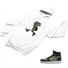 Load image into Gallery viewer, Jordan 1 Black Green Matching Custom Designed Hoodies JD 1-70-13 - jd1-70-H-13a