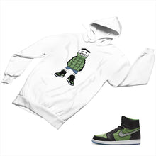 Load image into Gallery viewer, Jordan 1 Black Green Matching Custom Designed Hoodies JD 1-70-14 - jd1-70-H-14a