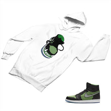 Load image into Gallery viewer, Jordan 1 Black Green Matching Custom Designed Hoodies JD 1-70-16 - jd1-70-H-16a