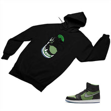 Load image into Gallery viewer, Jordan 1 Black Green Matching Custom Designed Hoodies JD 1-70-16 - jd1-70-H-16b