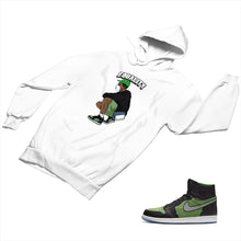 Load image into Gallery viewer, Jordan 1 Black Green Matching Custom Designed Hoodies JD 1-70-18 - jd1-70-H-18a