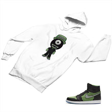 Load image into Gallery viewer, Jordan 1 Black Green Matching Custom Designed Hoodies JD 1-70-1 - jd1-70-H-1a