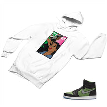 Load image into Gallery viewer, Jordan 1 Black Green Matching Custom Designed Hoodies JD 1-70-21 - jd1-70-H-21a