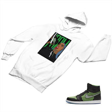 Load image into Gallery viewer, Jordan 1 Black Green Matching Custom Designed Hoodies JD 1-70-22 - jd1-70-H-22a