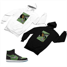 Load image into Gallery viewer, Jordan 1 Black Green Matching Custom Designed Hoodies JD 1-70-2 - jd1-70-H-2