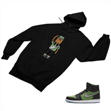 Load image into Gallery viewer, Jordan 1 Black Green Matching Custom Designed Hoodies JD 1-70-8 - jd1-70-H-8b