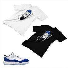 Load image into Gallery viewer, Jordan 11 Concord Matching Custom Designed T shirt JD 11-5-6-12 - jd11-5-6-12