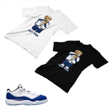 Load image into Gallery viewer, Jordan 11 Concord Matching Custom Designed T shirt JD 11-5-6-16 - jd11-5-6-16