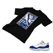 Load image into Gallery viewer, Jordan 11 Concord Matching Custom Designed T shirt JD 11-5-6-21 - jd11-5-6-21b