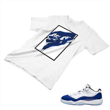Load image into Gallery viewer, Jordan 11 Concord Matching Custom Designed T shirt JD 11-5-6-23 - jd11-5-6-23a