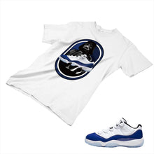Load image into Gallery viewer, Jordan 11 Concord Matching Custom Designed T shirt JD 11-5-6-25 - jd11-5-6-25a