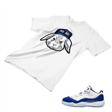 Load image into Gallery viewer, Jordan 11 Concord Matching Custom Designed T shirt JD 11-5-6-3 - jd11-5-6-3a