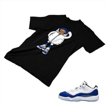 Load image into Gallery viewer, Jordan 11 Concord Matching Custom Designed T shirt JD 11-5-6-5 - jd11-5-6-5b