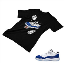 Load image into Gallery viewer, Jordan 11 Concord Matching Custom Designed T shirt JD 11-5-6-9 - jd11-5-6-9b