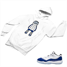 Load image into Gallery viewer, Jordan 11 Concord Matching Custom Designed Hoodies JD 11-5-6-11 - jd11-5-6-H-11a