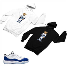 Load image into Gallery viewer, Jordan 11 Concord Matching Custom Designed Hoodies JD 11-5-6-13 - jd11-5-6-H-13