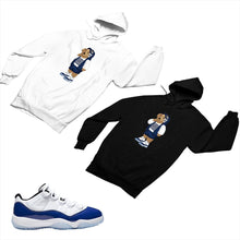 Load image into Gallery viewer, Jordan 11 Concord Matching Custom Designed Hoodies JD 11-5-6-20 - jd11-5-6-H-20