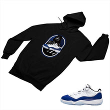 Load image into Gallery viewer, Jordan 11 Concord Matching Custom Designed Hoodies JD 11-5-6-25 - jd11-5-6-H-25b