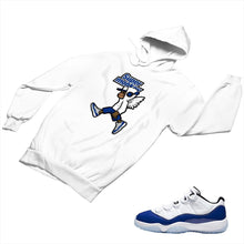 Load image into Gallery viewer, Jordan 11 Concord Matching Custom Designed Hoodies JD 11-5-6-8 - jd11-5-6-H-8a