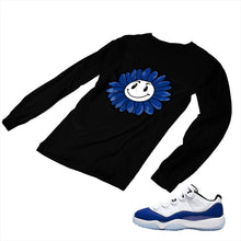 Load image into Gallery viewer, Jordan 11 Concord Matching Custom Long Sleeve T shirt JD 11-5-6-1 - jd11-5-6-L-1b