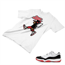 Load image into Gallery viewer, Jordan 11 White Bred Matching Custom Designed T shirt JD 11-5-7-12 - jd11-5-7-12a