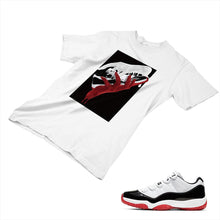 Load image into Gallery viewer, Jordan 11 White Bred Matching Custom Designed T shirt JD 11-5-7-18 - jd11-5-7-18a