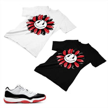 Load image into Gallery viewer, Jordan 11 White Bred Matching Custom Designed T shirt JD 11-5-7-1 - jd11-5-7-1