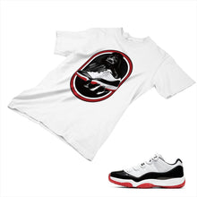 Load image into Gallery viewer, Jordan 11 White Bred Matching Custom Designed T shirt JD 11-5-7-20 - jd11-5-7-20a
