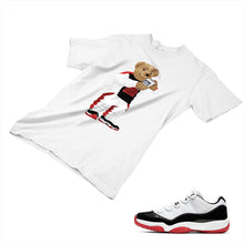 Load image into Gallery viewer, Jordan 11 White Bred Matching Custom Designed T shirt JD 11-5-7-23 - jd11-5-7-23a