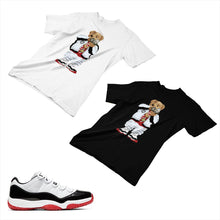 Load image into Gallery viewer, Jordan 11 White Bred Matching Custom Designed T shirt JD 11-5-7-24 - jd11-5-7-24